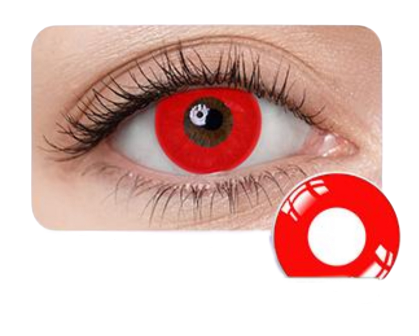 Red Halloween Lenses - Jahreslinsen