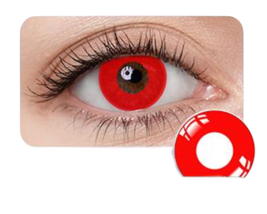 Red Halloween Lenses - Jahreslinsen